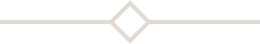 A horizontal beige line with a diamond shape in the center on a light background.